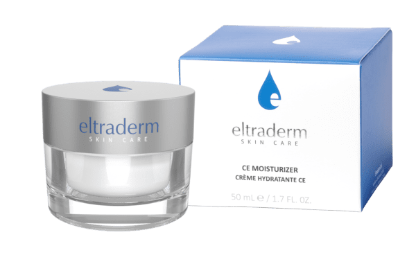 a container of CE moisturizer